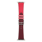 سوار ساعة جلد ميكروفايبر ذو لفّة واحدة لسلسلة Apple Watch، 7 45مم / 6&SE&5&4 44مم / 3&2&1 42مم، 7 41مم / 6&SE&5&4 40مم / 3&2&1 38مم