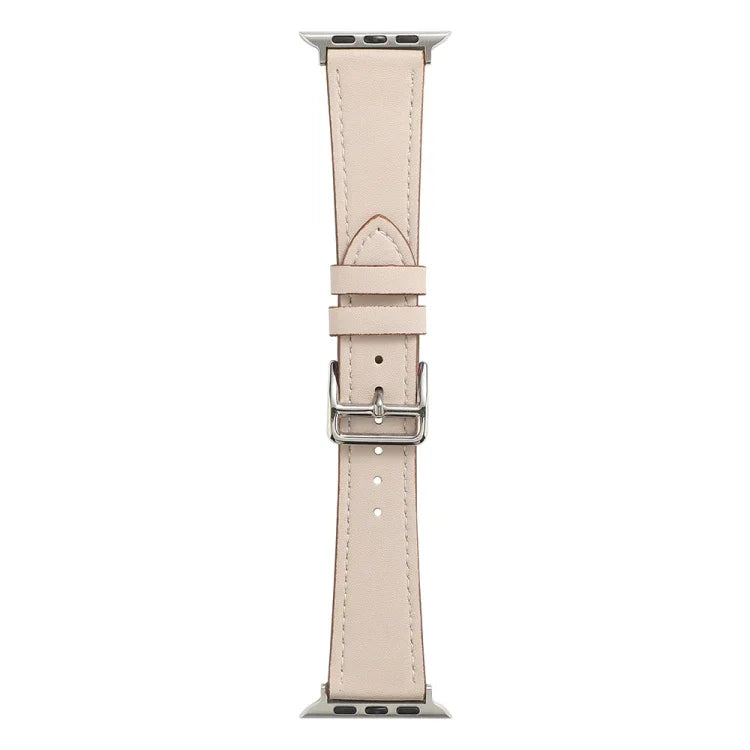 سوار ساعة جلد ميكروفايبر ذو لفّة واحدة لسلسلة Apple Watch، 7 45مم / 6&SE&5&4 44مم / 3&2&1 42مم، 7 41مم / 6&SE&5&4 40مم / 3&2&1 38مم