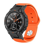 Silicone Reverse Buckle Watch Band, For Amazfit T-Rex / T-Rex Pro / Ares