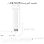 آلة نقش ليزر NEJE MASTER 3 مع وحدة ليزر N30820، MASTER 3 مع N30820 (قابس الاتحاد الأوروبي)، MASTER 3 مع N30820 (قابس الولايات المتحدة)
