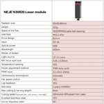 آلة نقش ليزر NEJE MASTER 3 مع وحدة ليزر N30820، MASTER 3 مع N30820 (قابس الاتحاد الأوروبي)، MASTER 3 مع N30820 (قابس الولايات المتحدة)
