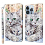 3D Painted Leather Phone Case, For iPhone 14, For iPhone 14 Plus, For iPhone 14 Pro, For iPhone 14 Pro Max, For iPhone 13 mini, For iPhone 13