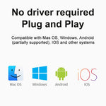 محول متعدد الوظائف + Type-C + USB أنثى إلى Type-C، DC5521 / 5525، DC7406، DC7909، منفذ مربع