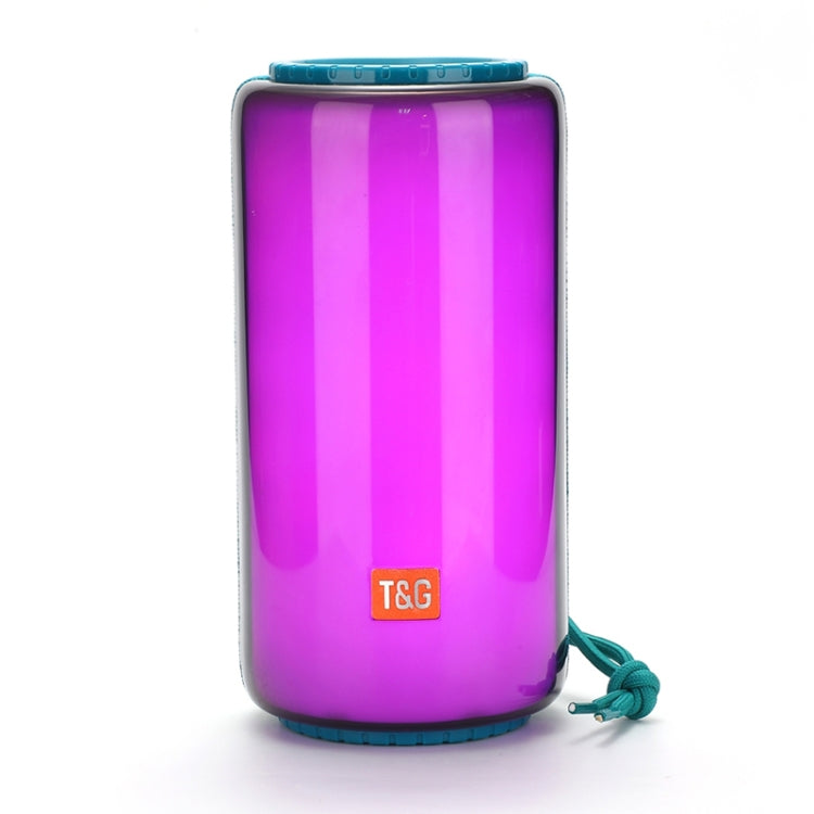مكبر صوت بلوتوث لاسلكي محمول TWS مع إضاءة LED بقوة 10 واط من T&G TG639