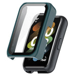 PC + Tempered Film Integrated Protective Watch Case, For Huawei Watch Fit Mini, For Xplora X5 Play Children Watch