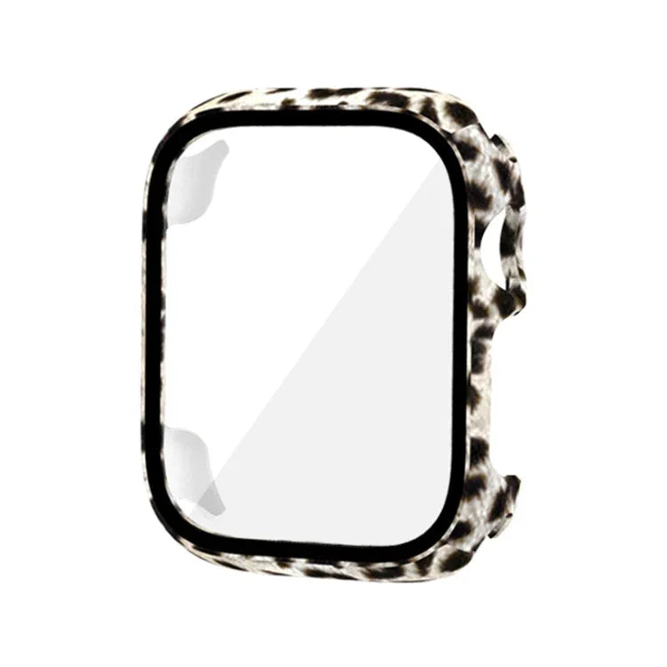 Tempered Glass Film PC Watch Case, For Apple Watch Series 9 / 8 / 7 41mm, For Apple Watch Series 9 / 8 / 7 45mm