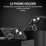 Ring Holder Armor Hybrid Phone Case, For iPhone 11, For iPhone 11 Pro, For iPhone 11 Pro Max, For iPhone 13 Pro