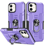 Ring Holder Armor Hybrid Phone Case, For iPhone 11, For iPhone 11 Pro, For iPhone 11 Pro Max, For iPhone 13 Pro