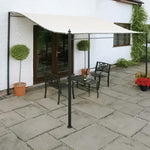 قماش مظلة مقاوم للماء لفناء الحديقة، 2.5×2.6 متر، 3×2.6 متر، 3×3 متر
