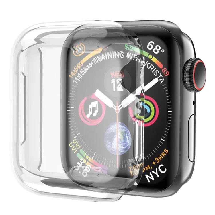 غطاء حماية شفاف من TPU لساعة Apple Watch السلسلة 9 / 8 / 7 45مم، لساعة Apple Watch السلسلة 9 / 8 / 7 45مم، لساعة Apple Watch السلسلة 9 / 8 & 7 41مم