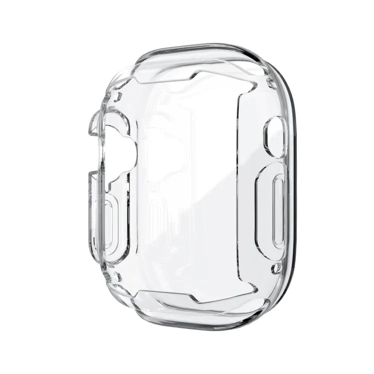 غطاء حماية شفاف شامل من TPU لساعة Apple Watch Ultra 1 / 2 / 3 49مم، لساعة Apple Watch Ultra 1 / 2 / 3 49مم