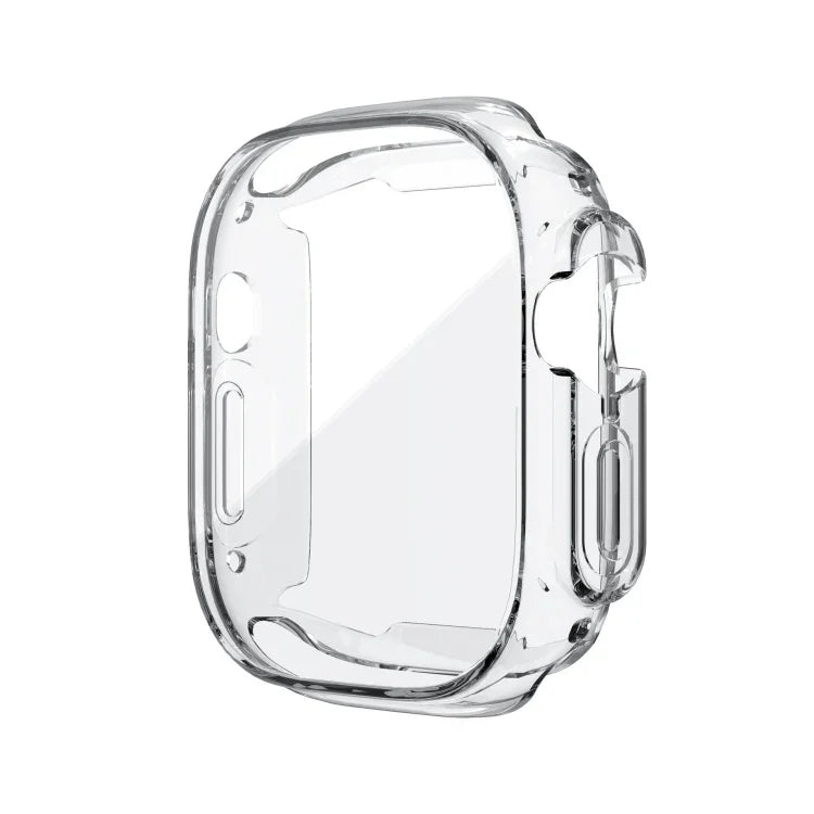 غطاء حماية شفاف شامل من TPU لساعة Apple Watch Ultra 1 / 2 / 3 49مم، لساعة Apple Watch Ultra 1 / 2 / 3 49مم