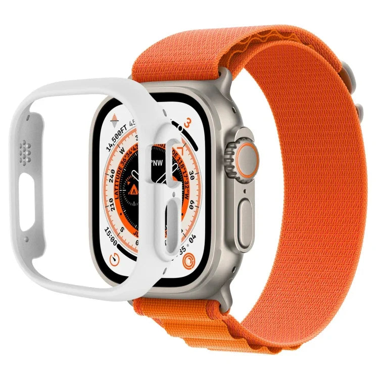 غطاء حماية نصف شامل من PC، لساعة Apple Watch Ultra 1 / 2 / 3 49مم