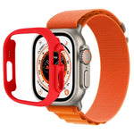 غطاء حماية نصف شامل من PC، لساعة Apple Watch Ultra 1 / 2 / 3 49مم