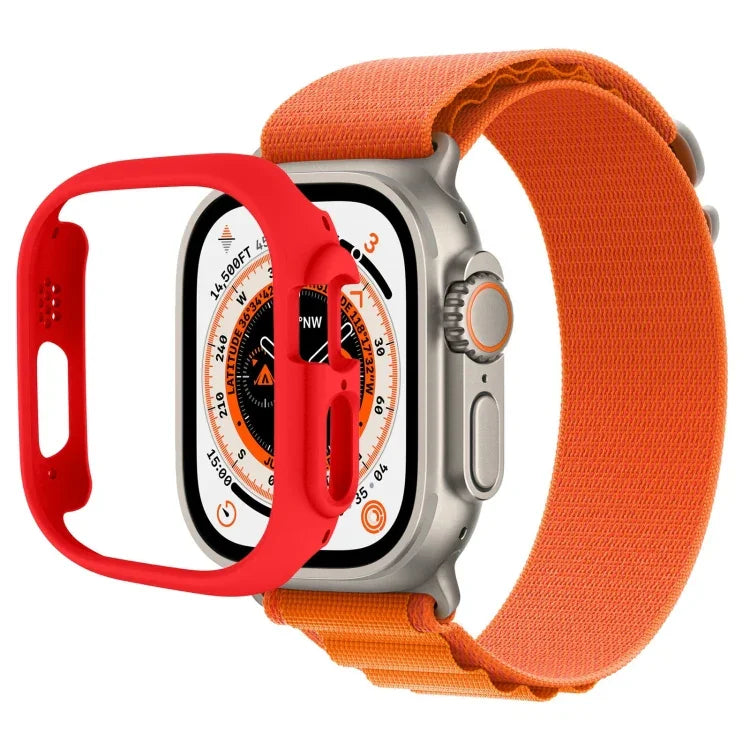 غطاء حماية نصف شامل من PC، لساعة Apple Watch Ultra 1 / 2 / 3 49مم