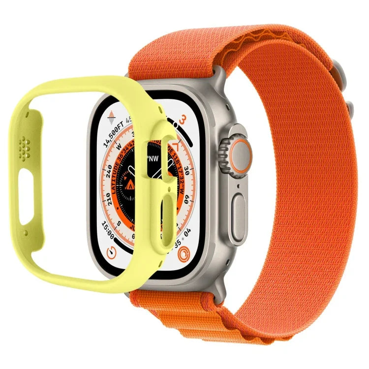 غطاء حماية نصف شامل من PC، لساعة Apple Watch Ultra 1 / 2 / 3 49مم