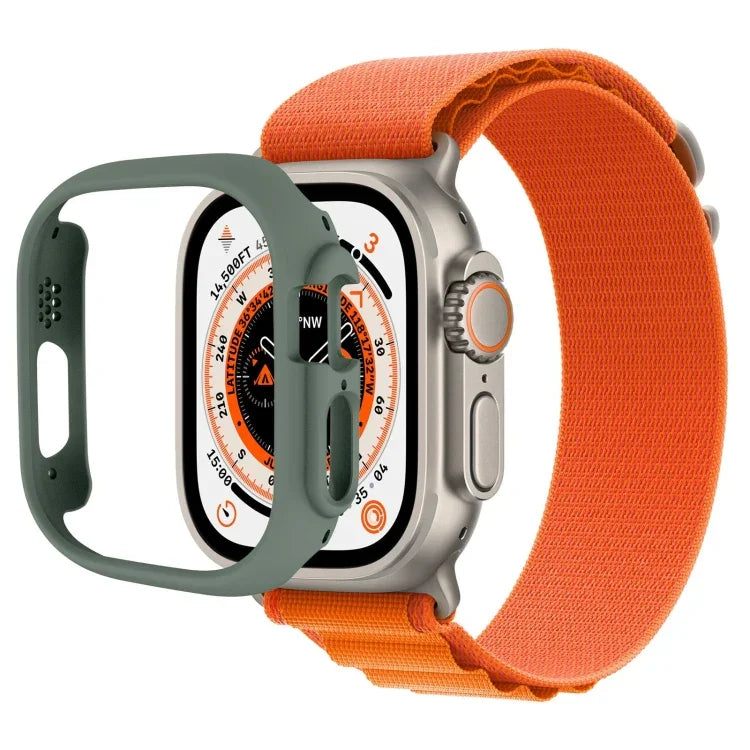 غطاء حماية نصف شامل من PC، لساعة Apple Watch Ultra 1 / 2 / 3 49مم