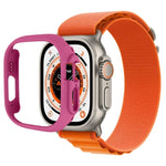 غطاء حماية نصف شامل من PC، لساعة Apple Watch Ultra 1 / 2 / 3 49مم