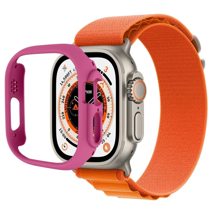 غطاء حماية نصف شامل من PC، لساعة Apple Watch Ultra 1 / 2 / 3 49مم