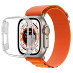 غطاء حماية نصف شامل من PC، لساعة Apple Watch Ultra 1 / 2 / 3 49مم