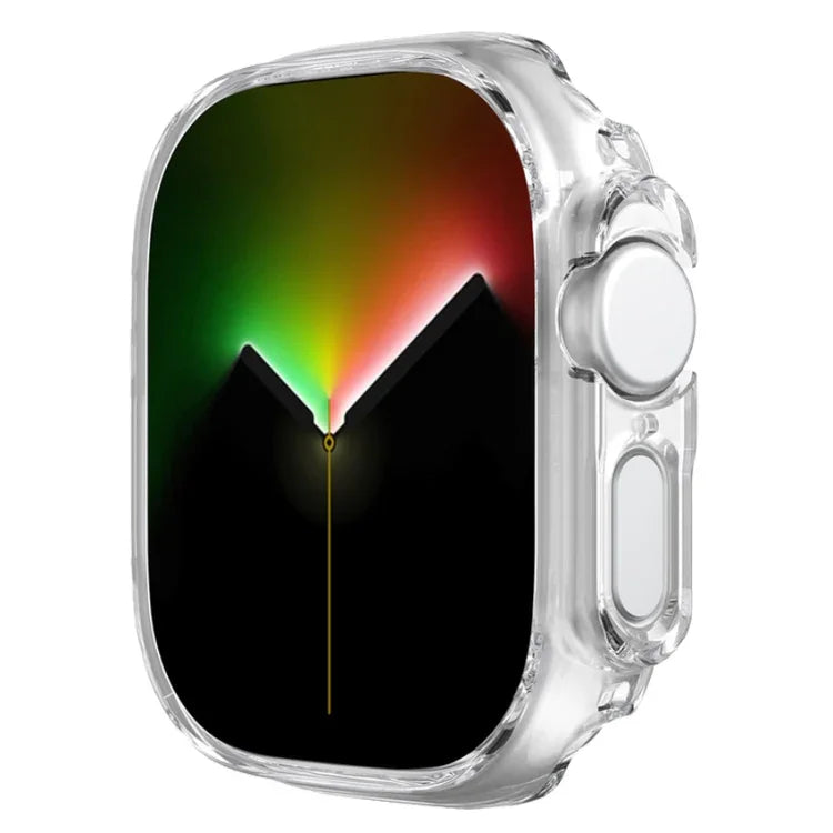 غطاء حماية نصف شامل مطفي من PC، لساعة Apple Watch Ultra 1 / 2 / 3 49مم