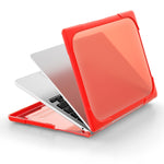 غطاء حماية للابتوب بلونين من TPU + PC مقاوم للسقوط، لماك بوك إير 13.6 بوصة A2681 2022 / M3 2024 A3113 / M4 2025 A3240