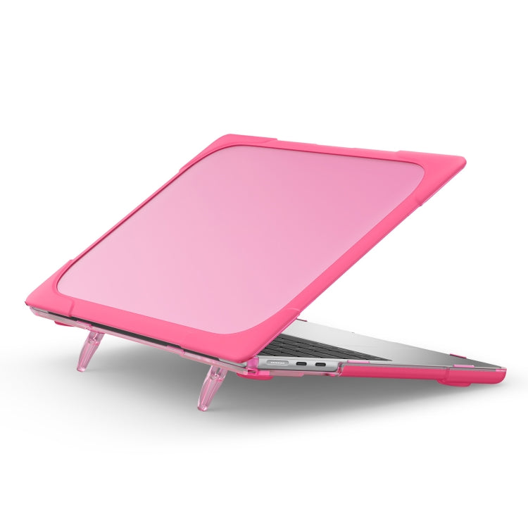 غطاء حماية للابتوب بلونين من TPU + PC مقاوم للسقوط، لماك بوك إير 13.6 بوصة A2681 2022 / M3 2024 A3113 / M4 2025 A3240