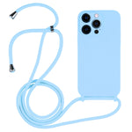 Crossbody Lanyard Liquid Silicone Case, For iPhone 13 Pro Max, For iPhone 12, For iPhone 12 Pro