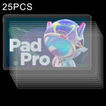 فيلم زجاج مقسى مقاوم للانفجار 9H بسماكة 0.3 مم 25 قطعة، لجهاز Huawei MateBook E Go (25 قطعة)، لجهاز Lenovo Pad Pro 2022 مقاس 11.2 بوصة / Tab P11 Pro الجيل الثاني 11.2 (25 قطعة)