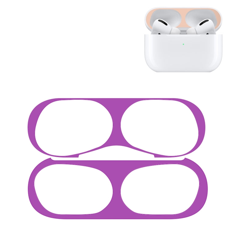 غطاء حماية لسماعة الأذن اللاسلكية مع ملصق معدني، متوافق مع Apple AirPods Pro 2