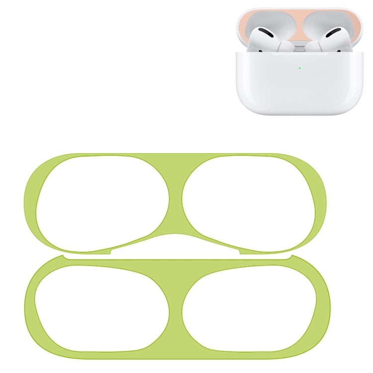 غطاء حماية لسماعة الأذن اللاسلكية مع ملصق معدني، متوافق مع Apple AirPods Pro 2