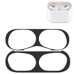 غطاء حماية لسماعة الأذن اللاسلكية مع ملصق معدني، متوافق مع Apple AirPods Pro 2