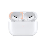غطاء حماية لسماعة الأذن اللاسلكية مع ملصق معدني، متوافق مع Apple AirPods Pro 2