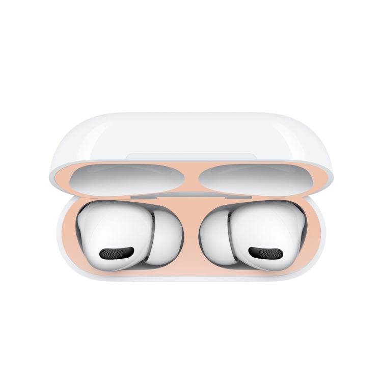 غطاء حماية لسماعة الأذن اللاسلكية مع ملصق معدني، متوافق مع Apple AirPods Pro 2