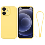 Silicone Phone Case with Wrist Strap, For iPhone 12 mini, For iPhone 12, For iPhone 12 Pro, For iPhone 12 Pro Max