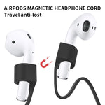 حبل مضاد للضياع لسماعة بلوتوث مع لاصق سيليكون مغناطيسي، متوافق مع AirPods Pro 2