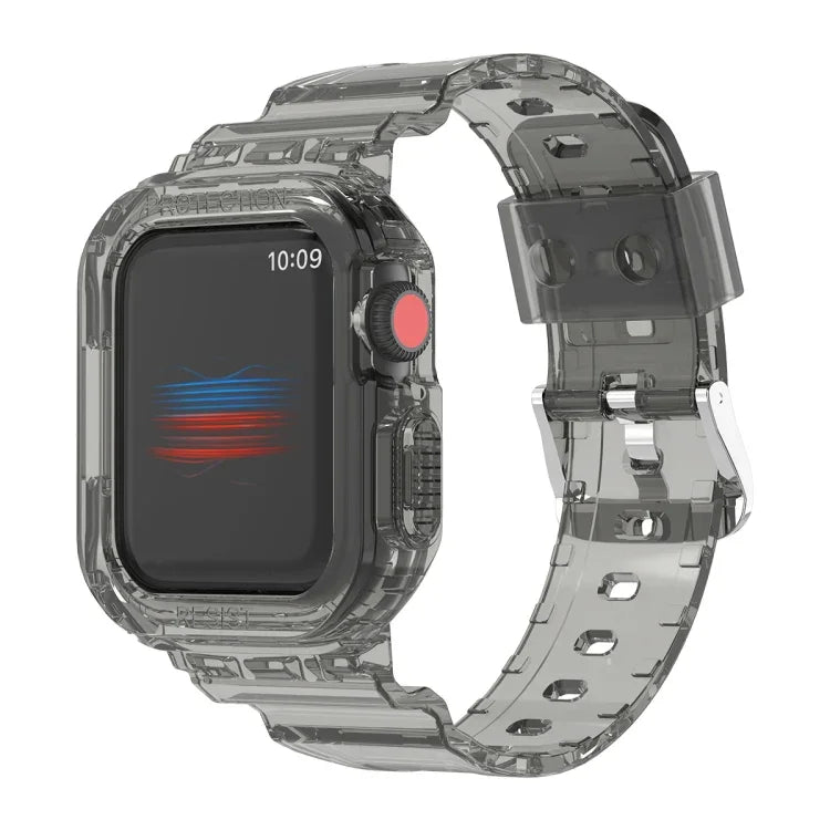 سوار ساعة متكامل من TPU بدرع، لساعة Apple Watch Ultra 49مم