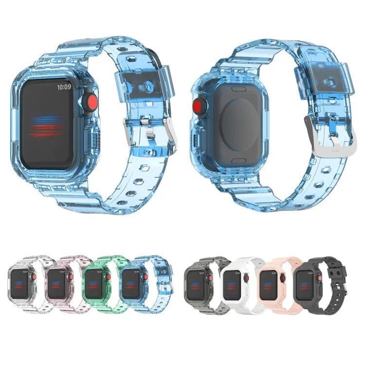 سوار ساعة متكامل من TPU بدرع، لساعة Apple Watch Ultra 49مم