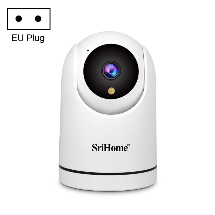 SriHome SH042 كاميرا مراقبة بان-تيلت واي فاي بدقة 2.0 ميجابكسل 1080P HD بالذكاء الاصطناعي، SH042