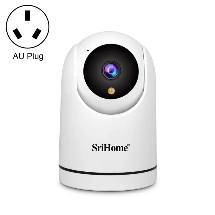 SriHome SH042 كاميرا مراقبة بان-تيلت واي فاي بدقة 2.0 ميجابكسل 1080P HD بالذكاء الاصطناعي، SH042
