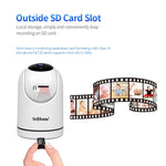 SriHome SH042 كاميرا مراقبة بان-تيلت واي فاي بدقة 2.0 ميجابكسل 1080P HD بالذكاء الاصطناعي، SH042