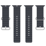 Ocean Silicone Watch Band, For Apple Watch Series 8&7 41mm, For Apple Watch Series 8&7 41mm / SE 2&6&SE&5&4 40mm