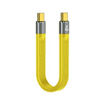 كابل بيانات مرن FPC USB-C/Type-C إلى USB-C/Type-C بقوة 100W وسرعة 10Gbps، الطول: 13.8 سم