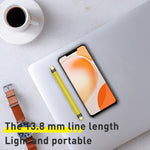 كابل بيانات مرن FPC USB-C/Type-C إلى USB-C/Type-C بقوة 100W وسرعة 10Gbps، الطول: 13.8 سم