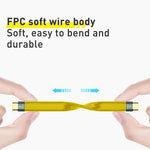 كابل بيانات مرن FPC USB-C/Type-C إلى USB-C/Type-C بقوة 100W وسرعة 40Gbps، الطول: 13.8 سم