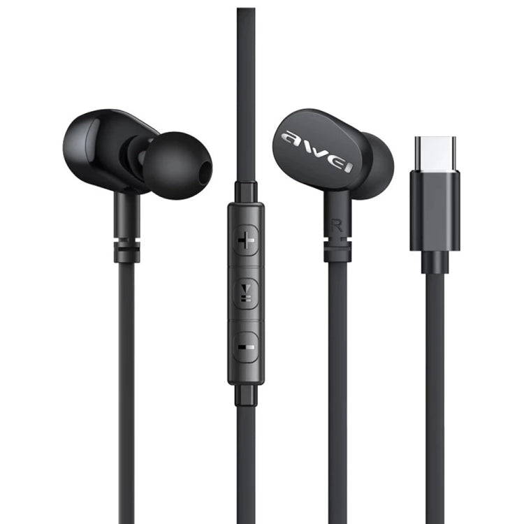 سماعات أذن ستيريو صغيرة awei TC-7 بطول 1.2 متر، TC-7