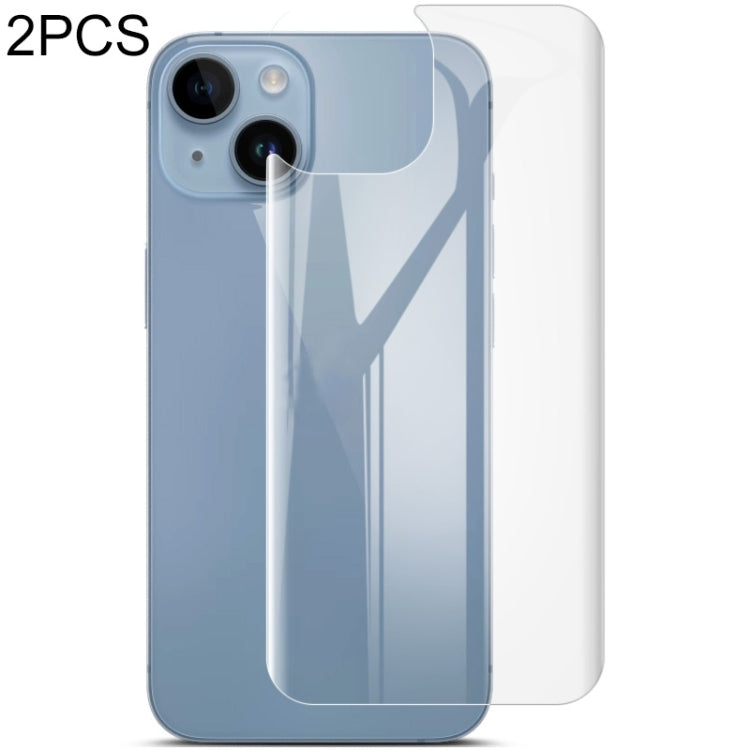 2 قطعة فيلم هيدروجيل منحني واقي خلفي من imak، لهاتف iPhone 14، لهاتف iPhone 14 Plus، لهاتف iPhone 14 Pro، لهاتف iPhone 14 Pro Max، لهاتف Huawei Mate 50، لهاتف Huawei Mate 50 Pro