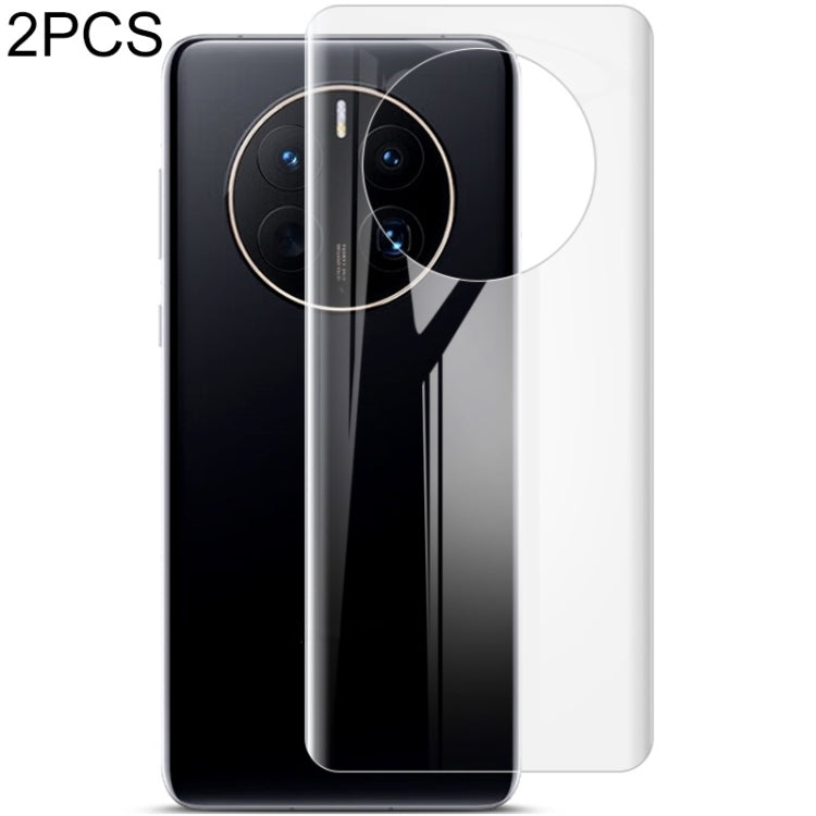 2 قطعة فيلم هيدروجيل منحني واقي خلفي من imak، لهاتف iPhone 14، لهاتف iPhone 14 Plus، لهاتف iPhone 14 Pro، لهاتف iPhone 14 Pro Max، لهاتف Huawei Mate 50، لهاتف Huawei Mate 50 Pro