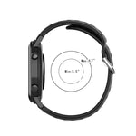 سوار ساعة رياضي بلون صلب بمشبك مقاس 20mm، لساعة هواوي GT2 مقاس 42MM، لساعة جالاكسي أكتيف2 / أكتيف