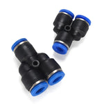 PY-14 LAIZE 2 قطع موصل سريع هوائي من نوع Y مخفض بلاستيكي، PY-4 (10 قطع)، PY-6 (10 قطع)، PY-8 (10 قطع)، PY-10 (10 قطع)، PY-12 (10 قطع)، PY-14 (2 قطع)، PY-16 (2 قطع)